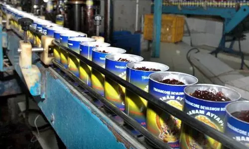 ശ​ബ​രി​മ​ല​യി​ൽ അ​ര​വ​ണ നി​ർ​മാ​ണം പു​ന​രാ​രം​ഭി​ച്ചു