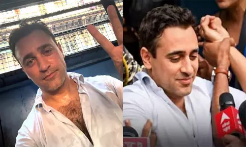Bollywood actor Imran Khan against whom Mumbai Police issued a Leave India Notice over participation in political protests.