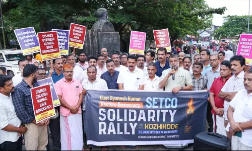ജന്തർ മന്തർ സമരത്തിന് അധ്യാപകരുടെയും ജീവനക്കാരുടെയും ഐക്യദാർഢ്യം