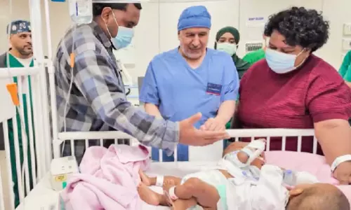 സൗദിയുടെ കരുതലിന് ആദരം; സൗദി നാമം സ്വീകരിച്ച് ഫിജിയിലെ സയാമീസ് ഇരട്ടകൾ