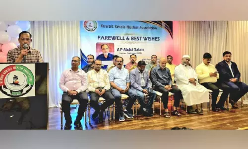എ.പി.അബ്ദുൽ സലാമിന് കെ.കെ.എം.എ യാത്രയയപ്പ്
