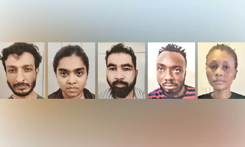 മെതാംഫെറ്റമിൻ കടത്ത്; നൈജീരിയക്കാരുൾപ്പെടെ അഞ്ചുപേർ കുറ്റക്കാർ, വിധി 17ന് മെതാംഫെറ്റമിൻ കടത്ത്; നൈജീരിയക്കാരുൾപ്പെടെ അഞ്ചുപേർ കുറ്റക്കാർ, വിധി 17ന്