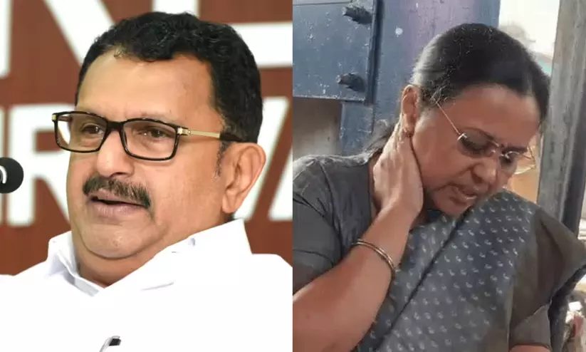 ‘തിരിച്ചടി കിട്ടുമ്പോഴാണ് വേദനയറിയുന്നതെന്ന് കെ. മുരളീധരൻ; ‘വീടിനു മുന്നിൽ ശവപ്പെട്ടി വരെ കൊണ്ടുവെച്ചു’ പരാമർശത്തിന് പിന്നാലെ പ്രതികരണവുമായി വീണാ ജോർജ് ‘തിരിച്ചടി കിട്ടുമ്പോഴാണ് വേദനയറിയുന്നതെന്ന് കെ. മുരളീധരൻ; ‘വീടിനു മുന്നിൽ ശവപ്പെട്ടി വരെ കൊണ്ടുവെച്ചു’ പരാമർശത്തിന് പിന്നാലെ പ്രതികരണവുമായി വീണാ ജോർജ്