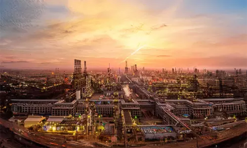 Reliance Jamnagar refinery complex.