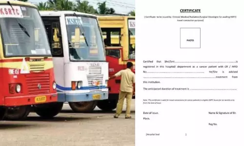 അർബുദ രോഗികള്‍ക്ക് കെ.എസ്.ആര്‍.ടി.സിയിൽ യാത്ര പാസ് താൽകാലികമായി; പാസ് അച്ചടിക്കാന്‍ വൈകുന്നതാണ് കാരണമെന്ന് അധികൃതര്‍