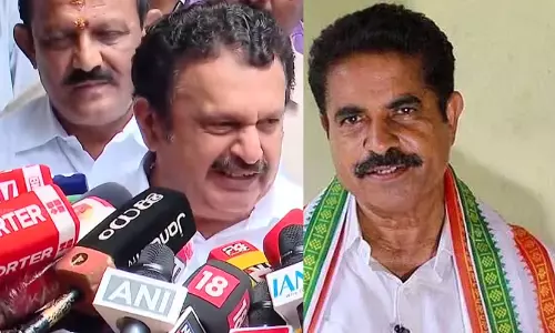 ‘സംബഡി ബിഹൈൻഡ് ദ കർട്ടൺ’; അടൂർ പ്രകാശിന് പിന്നിലാരോ ഉണ്ടെന്ന് കെ. മുരളീധരൻ