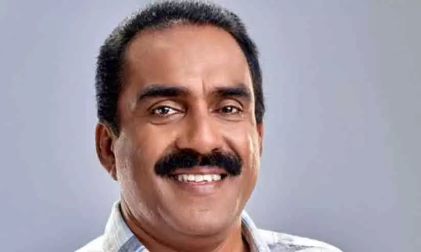 Aluva MLA Anwar Sadath addressing the media in Kochi Aluva MLA Anwar Sadath addressing the media in Kochi