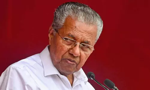 Kerala Chief Minister Pinarayi Vijayan addressing media in Thiruvananthapuram