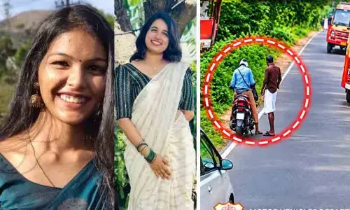 കോട്ടയത്ത് യുവതികളുടെ ദാരുണാന്ത്യം: റോഡിൽ വണ്ടി നിർത്തി കുശലം പറയരുതെന്ന് എം.വി.ഡി