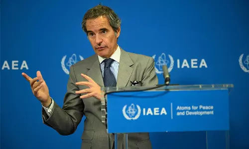 IAEA Director-General Rafael Grossi presenting the agencys annual nuclear energy report at the United Nations General Assembly. IAEA Director-General Rafael Grossi presenting the agencys annual nuclear energy report at the United Nations General Assembly.