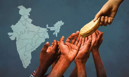 ആഗോള പട്ടിണി സൂചികയിൽ ഇന്ത്യ 100-ാം സ്ഥാനത്ത്; ബംഗ്ലാദേശിനും നേപ്പാളിനും പിന്നിൽ ആഗോള പട്ടിണി സൂചികയിൽ ഇന്ത്യ 100-ാം സ്ഥാനത്ത്; ബംഗ്ലാദേശിനും നേപ്പാളിനും പിന്നിൽ