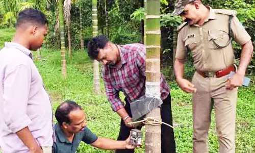 രണ്ടാംപാടത്ത് പുലി ഭീതി: വനം വകുപ്പ് കാമറ സ്ഥാപിച്ചു രണ്ടാംപാടത്ത് പുലി ഭീതി: വനം വകുപ്പ് കാമറ സ്ഥാപിച്ചു