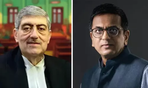 Former Supreme Court Judge Justice Sanjay Kishan Kaul and DY Chandrachood