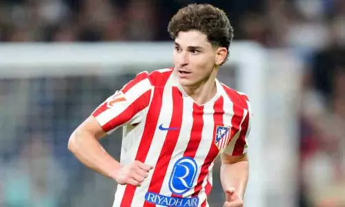 Atletico Madrid striker Julián Álvarez