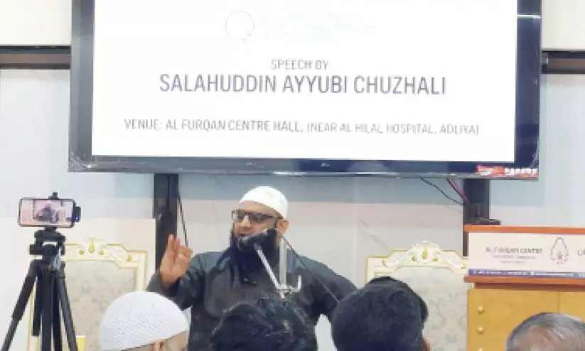 ‘മടക്കയാത്രയും തീർക്കേണ്ട കടമകളും’ പ്രഭാഷണം സംഘടിപ്പിച്ചു ‘മടക്കയാത്രയും തീർക്കേണ്ട കടമകളും’ പ്രഭാഷണം സംഘടിപ്പിച്ചു