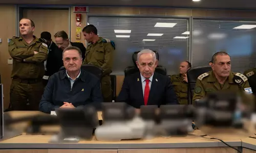Israeli Prime Minister Benjamin Netanyahu and IDF Chief of Staff Lt. Gen. Eyal Zamir during a high-level military security briefing. Israeli Prime Minister Benjamin Netanyahu and IDF Chief of Staff Lt. Gen. Eyal Zamir during a high-level military security briefing.