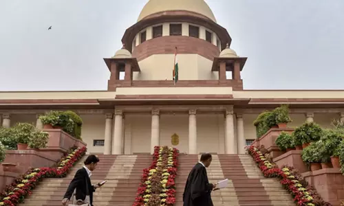 Supreme Court of India in New Delhi where a bench headed by CJI Surya Kant heard petitions challenging the mandate on singing all six stanzas of Vande Mataram.
