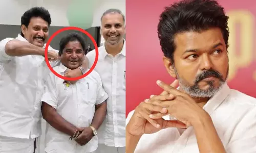 ‘അന്നേ അവനെ തീർത്തിരുന്നെങ്കിൽ...’; മുഖ്യമന്ത്രി വിജയ്ക്കെതിരെ വിവാദ പരാമർശം നടത്തിയ ഡി.എം.കെ കൗൺസിലർ അറസ്റ്റിൽ ‘അന്നേ അവനെ തീർത്തിരുന്നെങ്കിൽ...’; മുഖ്യമന്ത്രി വിജയ്ക്കെതിരെ വിവാദ പരാമർശം നടത്തിയ ഡി.എം.കെ കൗൺസിലർ അറസ്റ്റിൽ