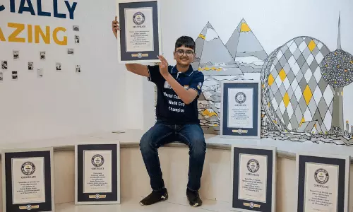 പതിനാറാം വയസ്സിൽ ഒമ്പത് ഗിന്നസ് റെക്കോഡുകൾ; ഇന്ത്യയുടെ ഹ്യൂമൻ കാൽക്കുലേറ്റർ ആര്യൻ ശുക്ല