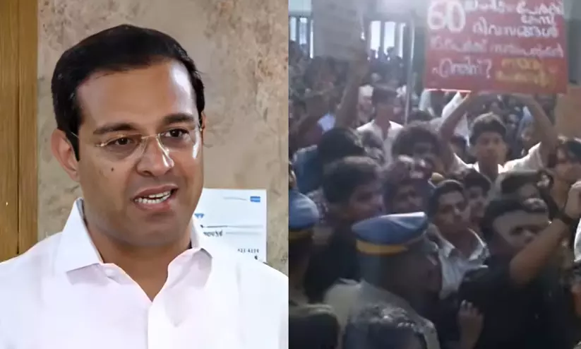 ‘പ്രതിഷേധിക്കാനും സമരംചെയ്യാനും ഒരു മര്യാദയുണ്ട്, കോൺ വെക്കേഷൻ തടസപ്പെടുത്തിയല്ല ചെയ്യേണ്ടത്: മഹാരാജാസിലെ പ്രതിഷേധത്തിൽ പ്രതികരിച്ച് റോജി എം. ജോൺ ‘പ്രതിഷേധിക്കാനും സമരംചെയ്യാനും ഒരു മര്യാദയുണ്ട്, കോൺ വെക്കേഷൻ തടസപ്പെടുത്തിയല്ല ചെയ്യേണ്ടത്: മഹാരാജാസിലെ പ്രതിഷേധത്തിൽ പ്രതികരിച്ച് റോജി എം. ജോൺ