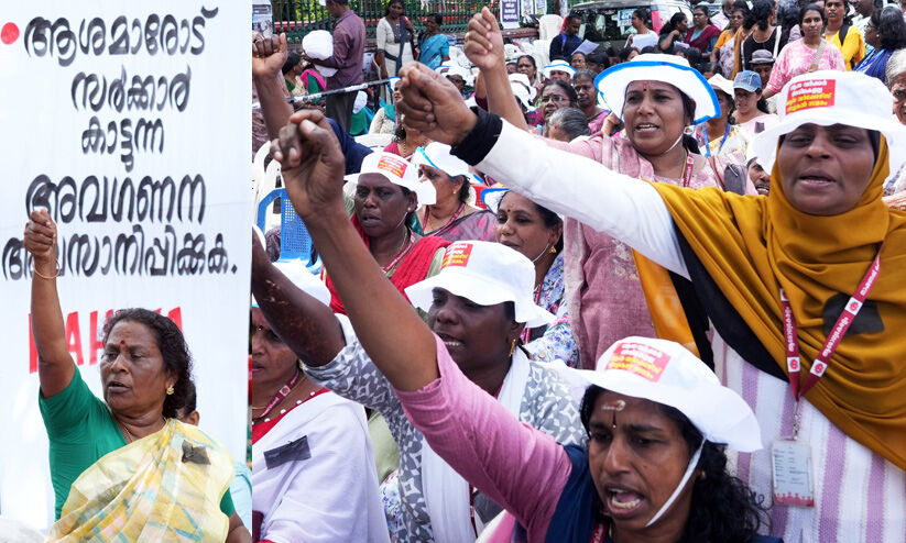 അ​വ​രെ ​പൊ​രി​വെ​യി​ലി​ൽ നി​ർ​ത്തി​യി​ട്ട് എ​ന്തു വ​നി​ത​ദി​നം?