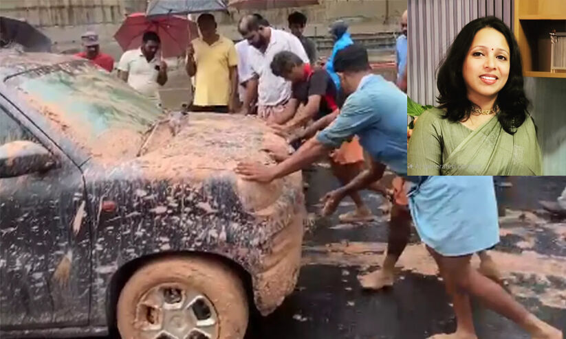 ‘കാറിന്റെ മുന്നിലും പിന്നിലുമായി കല്ലും മണ്ണും ഇരമ്പിയെത്തി, ഒരുനിമിഷം ഷിരൂർ ദുരന്തവും അർജുനെയും ഓർത്തുപോയി’ -ദേശീയപാത മണ്ണിച്ചിലിൽനിന്ന് തലനാരിഴക്ക് രക്ഷപ്പെട്ട അധ്യാപിക