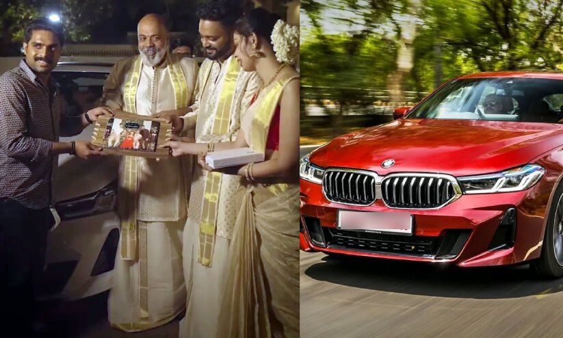 മകൾക്ക് വിവാഹ സമ്മാനമായി ആഡംബര കാര് സമ്മാനിച്ച് ബൈജു ഏഴുപുന്ന മകൾക്ക് വിവാഹ സമ്മാനമായി ആഡംബര കാര് സമ്മാനിച്ച് ബൈജു ഏഴുപുന്ന