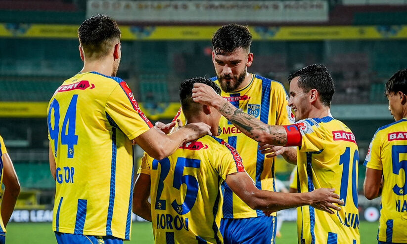 വിജയം കൈവിട്ട് ബ്ലാസ്റ്റേഴ്സ്; സെൽഫ് ഗോളിൽ സമനില, പ്ലേ ഓഫ് പ്രതീക്ഷ അവസാനിച്ചു