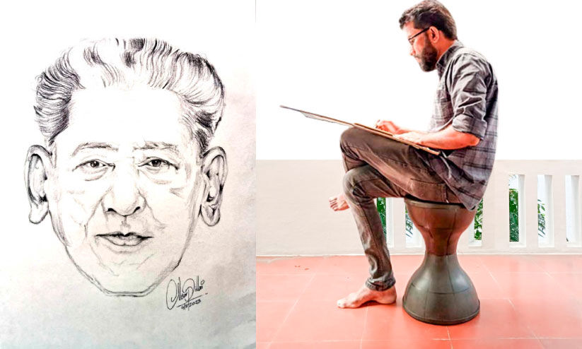 മുഖചിത്രങ്ങളുടെ ആയിരത്തൊന്ന്​ രാവുകളുമായി നിസാർ പിള്ള