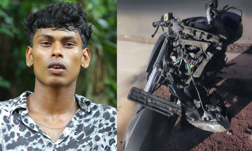 പെട്രോൾ പമ്പിലേക്ക് ബൈക്ക് തിരിക്കുന്നതിനിടെ ലോറി തട്ടി വിദ്യാർഥിക്ക് ദാരുണാന്ത്യം