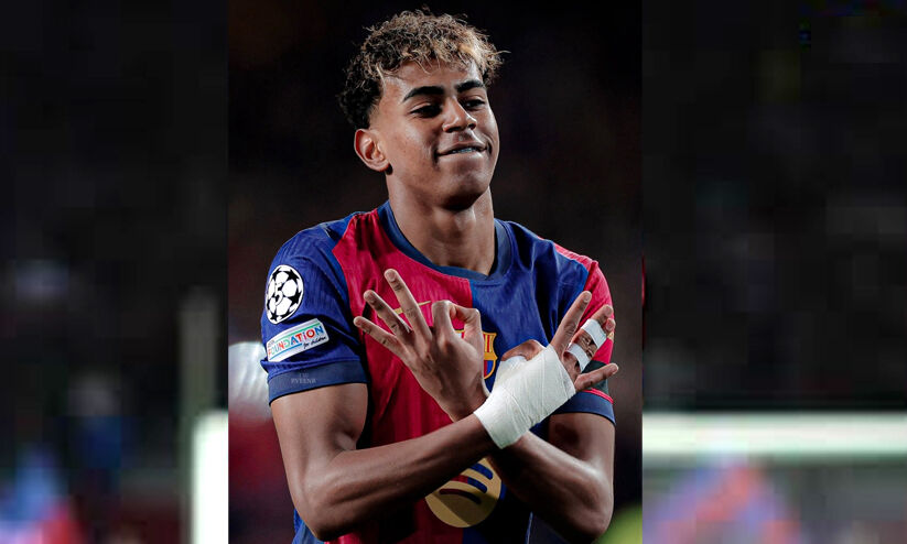 കൈകൾ കുറുകെ വെച്ച് യമാൽ കാട്ടിയ അടയാളം; അതിനൊരു ചരിത്രമുണ്ട്... കൈകൾ കുറുകെ വെച്ച് യമാൽ കാട്ടിയ അടയാളം; അതിനൊരു ചരിത്രമുണ്ട്...