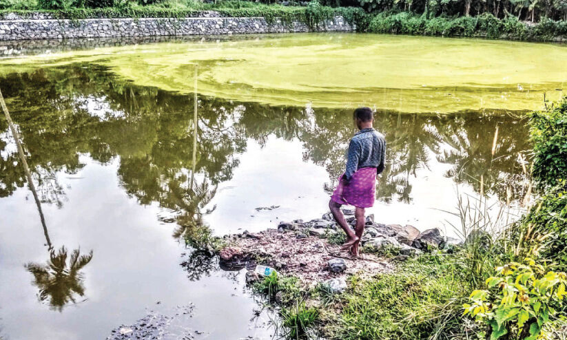 മാ​ള വ​ലി​യ​പ​റ​മ്പ് പു​തു​കു​ളം ന​വീ​ക​ര​ണം പാ​തി​വ​ഴി​യി​ൽ