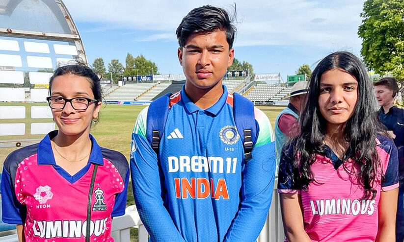 ആറുമണിക്കൂർ വണ്ടിയോടിച്ച് ആ പെൺകുട്ടികളെത്തിയത് വൈഭവിനെ കാണാൻ; 14-ാം വയസ്സിൽ വൻ ആരാധകക്കൂട്ടത്തെ സ്വന്തമാക്കി കൗമാര താരോദയം ആറുമണിക്കൂർ വണ്ടിയോടിച്ച് ആ പെൺകുട്ടികളെത്തിയത് വൈഭവിനെ കാണാൻ; 14-ാം വയസ്സിൽ വൻ ആരാധകക്കൂട്ടത്തെ സ്വന്തമാക്കി കൗമാര താരോദയം