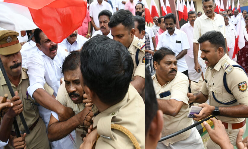 കൊച്ചിയിൽ കേരള കോൺഗ്രസ് മാർച്ചിനിടെ സംഘർഷം -ചിത്രങ്ങൾ