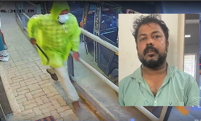 ഇടവഴിയിൽ കയറി മഴക്കോട്ട് ധരിച്ചു; കൊടുവാൾ കടലാസിൽ പൊതിഞ്ഞ് ആളുകൾ നോക്കിനിൽക്കെ വയോധികനെ വെട്ടി; പ്രതി പിടിയിൽ