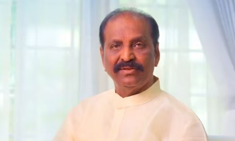 കമ്പ രാമായണത്തെക്കുറിച്ച് പരാമർശം; തമിഴ് കവി വൈരമുത്തുവിനെതിരെ പ്രതിഷേധവുമായി സംഘ്പരിവാർ സംഘടനകൾ