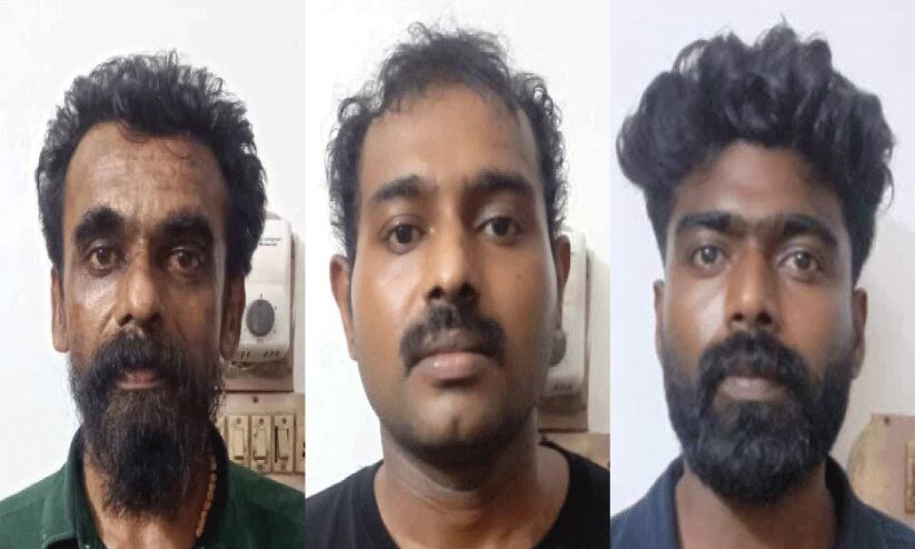 ഭീഷണിപ്പെടുത്തി ഗുണ്ടാപ്പിരിവ്: മൂന്ന് പ്രതികൾ പിടിയിൽ