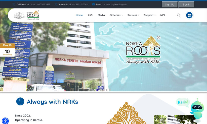 പുതിയ വെബ്സൈറ്റിലെ പ്രശ്നങ്ങൾ പരിഹരിക്കും - നോർക്ക സി.ഇ.ഒ അജിത്ത് കൊളാശ്ശേരി