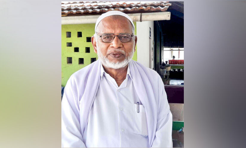 ബാങ്കുവിളിയിൽ 55 വർഷത്തിന്റെ പാരമ്പര്യവുമായി അബ്ബാസ് മുസ്ലിയാർ ബാങ്കുവിളിയിൽ 55 വർഷത്തിന്റെ പാരമ്പര്യവുമായി അബ്ബാസ് മുസ്ലിയാർ