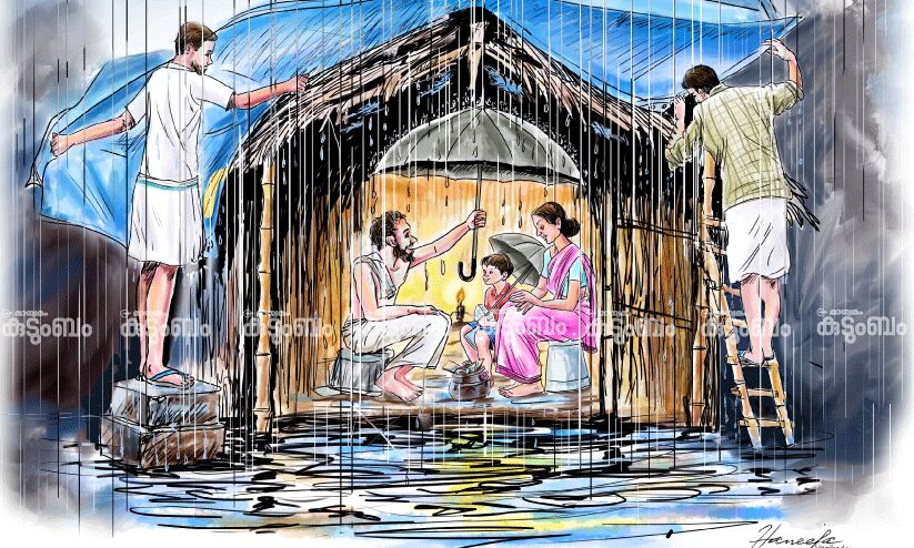 ‘ഉൾനാടൻ ഗ്രാമത്തിലെ ശ്രീധരനുണ്ണി മഴയത്ത് കുടപിടിച്ച് കുടിലിലിരിക്കുന്നു. അത് കേട്ടതോടെ അങ്ങോട്ട് ഞങ്ങൾ പുറപ്പെട്ടു’ -ഒരു ജനപ്രതിനിധിയുടെ ഉറക്കം നഷ്ടമായ ആ രാത്രി