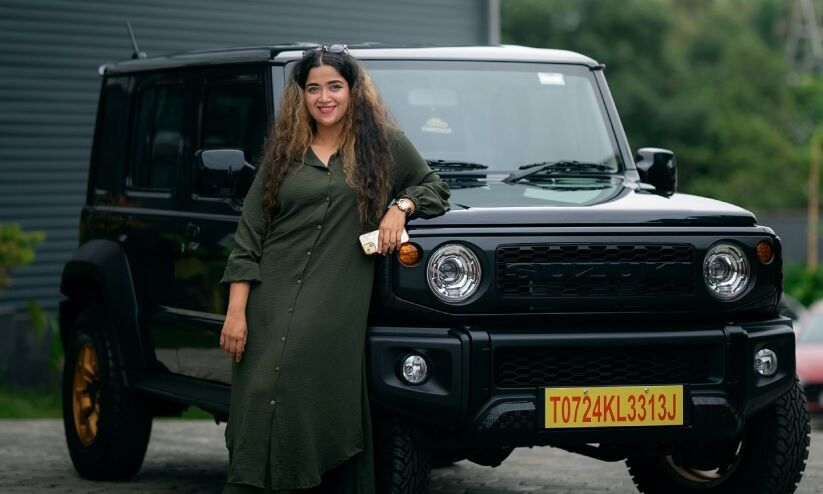 ജിംനി ആല്ഫ സ്വന്തമാക്കി അഭിരാമി സുരേഷ്; അടുത്ത ലക്ഷ്യം സൈബര്ട്രക്കെന്ന് താരം ജിംനി ആല്ഫ സ്വന്തമാക്കി അഭിരാമി സുരേഷ്; അടുത്ത ലക്ഷ്യം സൈബര്ട്രക്കെന്ന് താരം