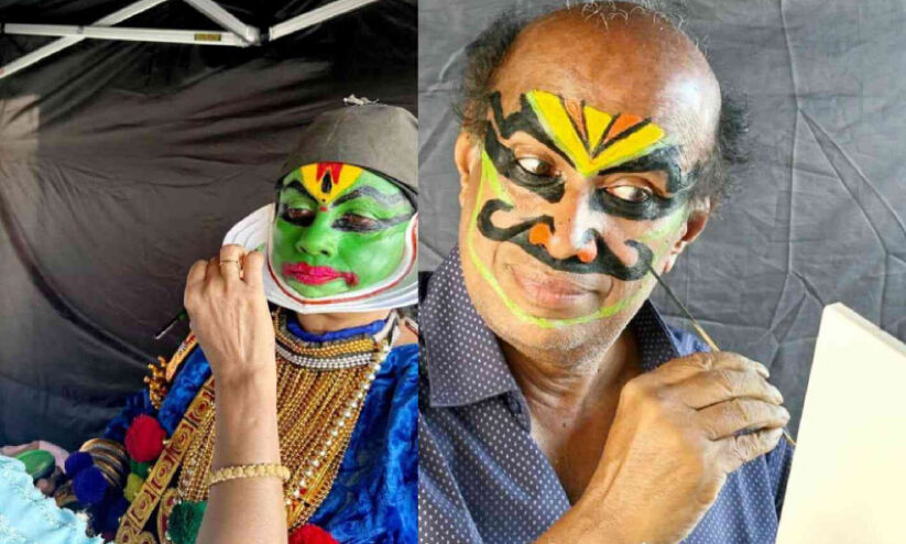 ന്യൂയോർക്കിൽ അവതരിപ്പിച്ച കഥകളിയിൽ പെൺപടയുടെ സാന്നിധ്യം ന്യൂയോർക്കിൽ അവതരിപ്പിച്ച കഥകളിയിൽ പെൺപടയുടെ സാന്നിധ്യം