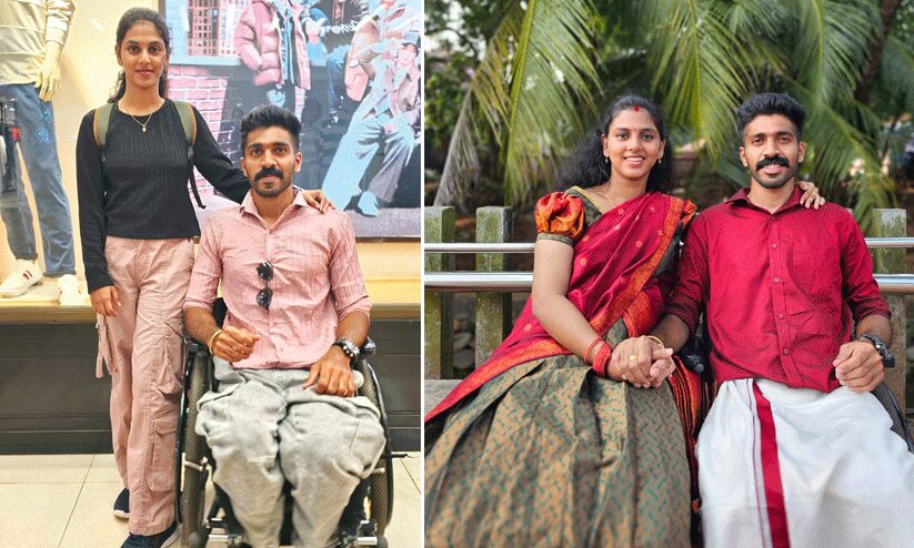 ‘‘നിങ്ങള്ക്കെന്നെ കെട്ടിക്കൂടെ’’ -വീൽചെയറിൽ കഴിയുന്ന ആർമിക്കാരനെ സ്വന്തമാക്കിയ ‘ആര്മി ഗേളി’ന്റെ അപൂർവ പ്രണയകഥ ‘‘നിങ്ങള്ക്കെന്നെ കെട്ടിക്കൂടെ’’ -വീൽചെയറിൽ കഴിയുന്ന ആർമിക്കാരനെ സ്വന്തമാക്കിയ ‘ആര്മി ഗേളി’ന്റെ അപൂർവ പ്രണയകഥ