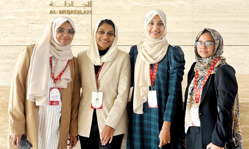 ലോകവേദിയിൽ കേരള മുസ്ലിം വനിതകളുടെ വിശേഷങ്ങളുമായി നാൽവർസംഘം ലോകവേദിയിൽ കേരള മുസ്ലിം വനിതകളുടെ വിശേഷങ്ങളുമായി നാൽവർസംഘം