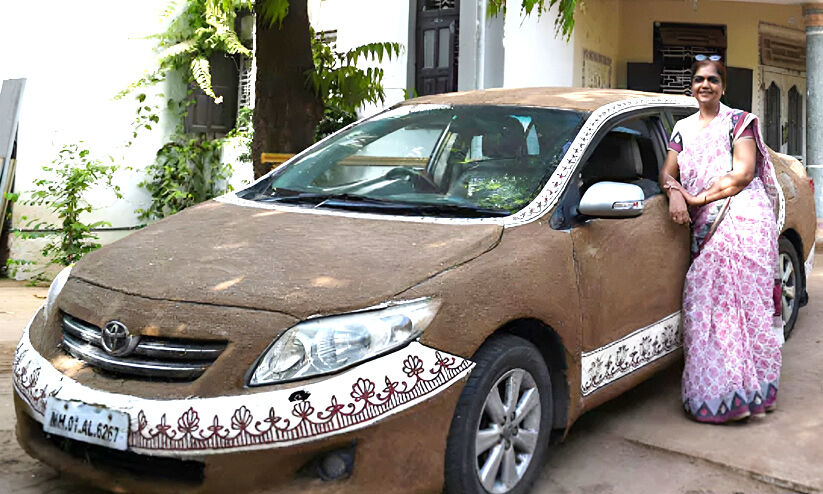 ചൂടിനെ തടയാൻ ചാണകത്തിൽ പൊതിഞ്ഞ കാർ; പ്രചരിക്കുന്ന ചിത്രത്തിന്റെ യാഥാർഥ്യമെന്ത്? Fact Check ചൂടിനെ തടയാൻ ചാണകത്തിൽ പൊതിഞ്ഞ കാർ; പ്രചരിക്കുന്ന ചിത്രത്തിന്റെ യാഥാർഥ്യമെന്ത്? Fact Check