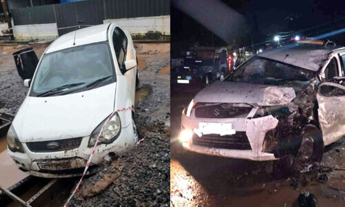 മു​ന്ന​റി​യി​പ്പ് ബോ​ർ​ഡു​ക​ളില്ലാതെ നവീകരണ പ്രവൃത്തി; ക​ട​ലു​ണ്ടി-​പ​ര​പ്പ​ന​ങ്ങാ​ടി റോ​ഡി​ൽ അ​പ​ക​ടം പ​തി​വ്