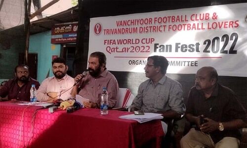 ലോകകപ്പ് : വഞ്ചിയൂർ ഫുട്ബോൾ ക്ലബിന്റെ വിവിധ പരിപാടികൾ വി. ശിവൻകുട്ടി ഉദ്ഘാടനം ചെയ്തു ലോകകപ്പ് : വഞ്ചിയൂർ ഫുട്ബോൾ ക്ലബിന്റെ വിവിധ പരിപാടികൾ വി. ശിവൻകുട്ടി ഉദ്ഘാടനം ചെയ്തു