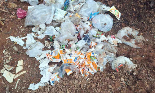 ചെങ്കൽ ക്വാറിയിൽ മാലിന്യം തള്ളിയതിന് 10,000 രൂപ പിഴ ചെങ്കൽ ക്വാറിയിൽ മാലിന്യം തള്ളിയതിന് 10,000 രൂപ പിഴ