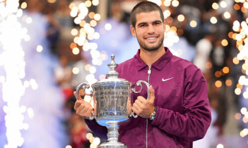 യു.എസ് ഓപൺ പുരുഷ സിംഗിൾസ് കിരീടം കാർലോസ് അൽകാരസിന്; ലോക ഒന്നാം നമ്പർ സ്ഥാനവും തിരിച്ചുപിടിച്ചു