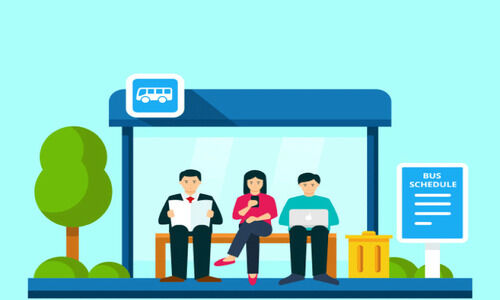 പു​തു​ക്കാ​ട്ട്​ കെ.​എ​സ്.​ആ​ർ.​ടി.​സി ബ​സ് കാ​ത്തി​രി​പ്പു​കേ​​ന്ദ്രം